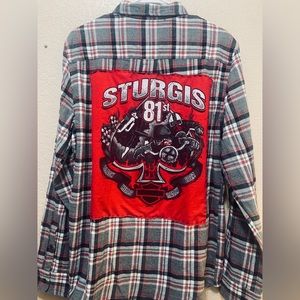 Upcycled flannel, men’s size medium